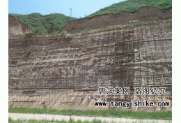 21甘肃省庆阳市镇原县摩崖石刻《文化历史长廊》总长300米高20米施工现场